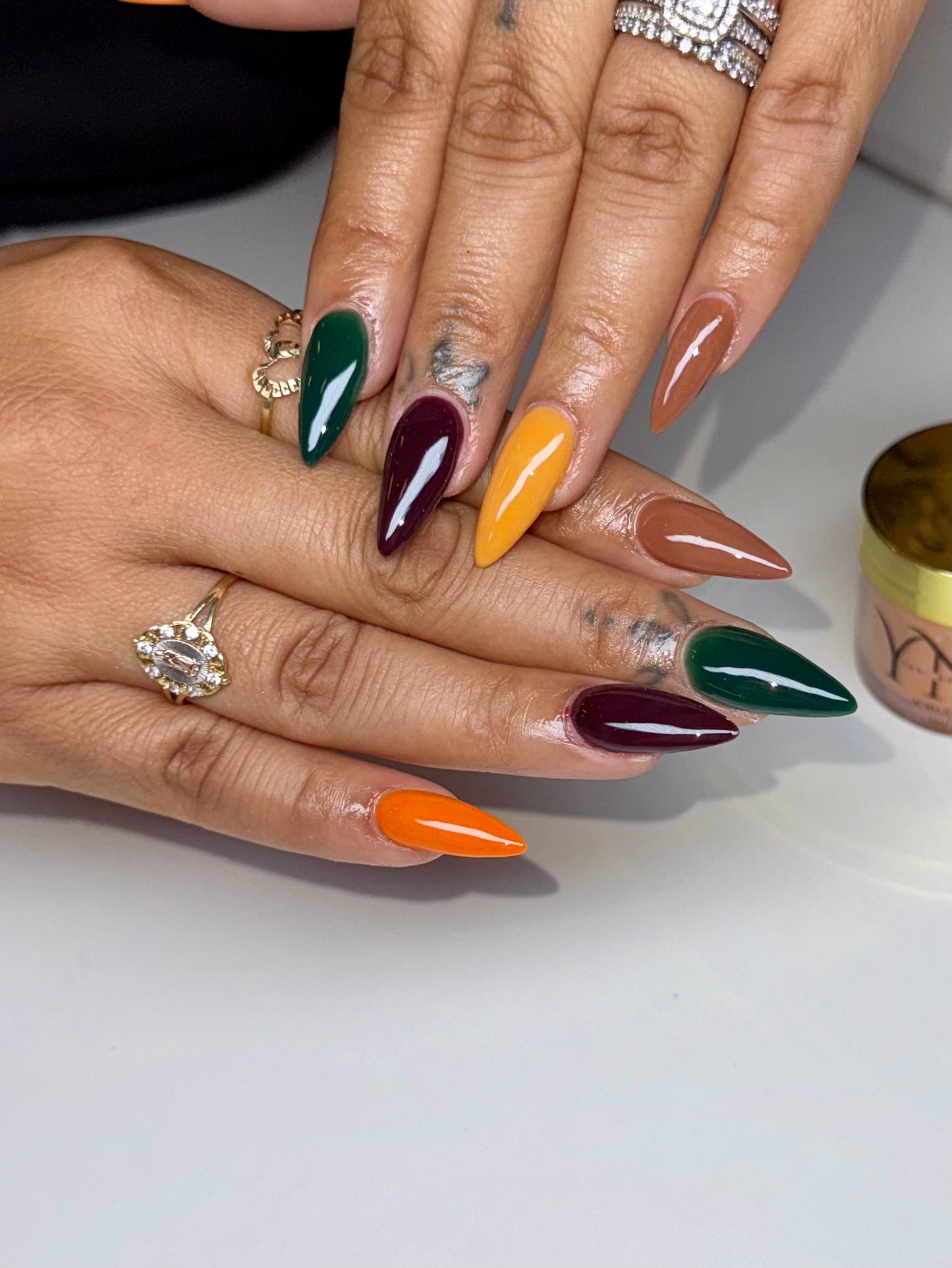 Fall Colors Acrylic Powder Collection (6pcs)