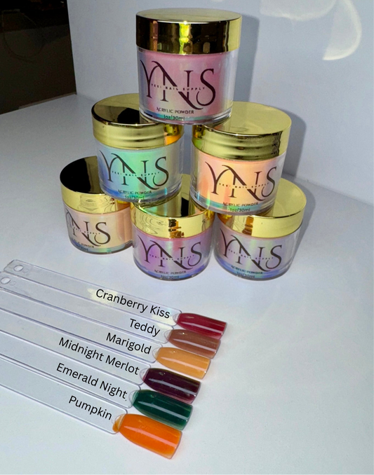 Fall Colors Acrylic Powder Collection (6pcs)